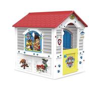 Chicos - Patrulla Canina Casita Infantil para Interior/Exterior | Plástico Resistente y Duradero | Montaje/desmontaje Sencillo y rápido | Color Blanco con tejado Rojo (89526)