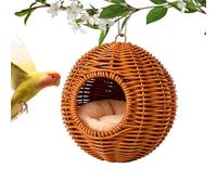 Casa Jaula Para Periquitos - Nuez de Descanso Lavable para Periquitos - Cabaña Dormitorio Inseparables | Para Dueños Mascotas Amantes Animales Entrenadores Conuros Refugios Aviarios Zoológico Salón Do