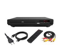 Casa Mini DVD Jugador Reproductor de Discos for televisión con H AV Cables Salida incluidos 108 0p USB Aporte Portátil(E-U)