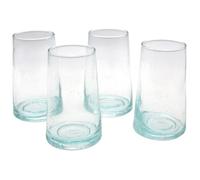 Casa Moro Copas de cóctel - Vasos de café helado, latte macchiato, juego de 4 vasos transparentes