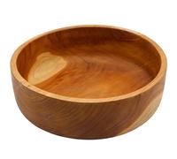Casa Moro Frutero decorativo para mesa, cesta de pan, cuenco de madera, cuenco decorativo y cuenco para servir, cuenco de madera de teca de 30 cm
