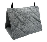Casa Nido para Pájaros Cálida en Invierno, Hamaca Triangular para Jaula, 17x12x13 cm (6.7x4.7x5.1 in), Tela Suave para Loros, Periquitos, Agapornis