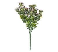 Casa Padrino - Figura decorativa de búho con flores (longitud de 35 cm, 6 varillas), color rosa