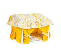 Casa para animales pequeños | de tela lavable para dormir y esconderse | Caseta para hámsters con techo A | Para animales pequeños, chinchillas, jaulas, interiores, exteriores, mesa, silla, sillas
