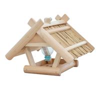 Casa Para Aves Protección Alimentación Casa De Comida FRIESLAND Pino 35x30x28 cm