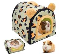 Casa para cobayas, cobayas, hámsters y pequeños animales - Caseta lavable para conejos enanos, chinchillas