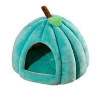 Casa para gato de halloween, Pumpkin Cat Bed, Cesta de cama para gatos Calabaza, Enclosed Cat House, Casa de cueva para gatitos para mascotas de halloween en forma de calabaza
