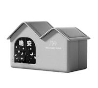 Casa para gatos al aire libre, impermeable, plegable, cerrada, para invierno, ideal para patio, porche, jardín, parque y puerta delantera