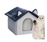 Casa para gatos al aire libre - Refugio cálido para mascotas de poliéster, cápsula para dormir resistente a la intemperie para animales, , espacio de vida aislado para compañeros, refugio