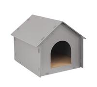 Casa para gatos - Cabaña cerrada impermeable con alfombras, casa exterior para gatos resistente a la intemperie, para dormir en invierno, casa, patio, jardín