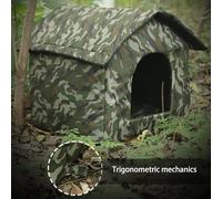 Casa para Gatos - Caseta para Perros aislada,Casa para Gatos Plegable para Interiores y Exteriores, Resistente a la Intemperie, para Invierno, Que Proporciona una casa Segura para Salvajes al ai