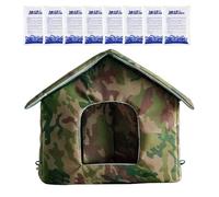 Casa para Gatos con Aire Acondicionado con Bolsas de Hielo Aislamiento