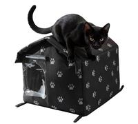 Casa Para Gatos De Exterior Para Invierno Cueva Mascotas Invierno Refugio | Cueva Mascotas Cálida Exterior Para Jardín Patio Balcón Garajes Interiores Hogar Perros Conejos