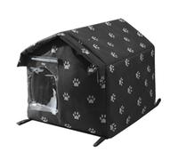 Casa Para Gatos De Exterior Para Invierno Impermeable Refugio Para Mascotas | Cueva De Mascotas Plegable Y Cálida Para Perro Conejo Gatito Jardín Patio Porche Garajes Interior Hogar