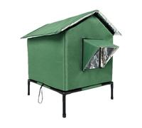 Casa para Gatos De Exterior para Invierno,Refugio Aislado para Gatos,Albergue Grande para Mascotas En Frío - para Jardín Terraza Camping Playa Balcón Apartamento Exterior