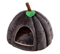 Casa para Gatos de Halloween | Cama para Mascotas con Forma de Calabaza | Casa térmica Cerrada para Mascotas | Ya Sea Que lo coloque en un rincón Acogedor como Parte de Sus Decoraciones de tempora