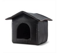 Casa para gatos impermeable al aire libre que mantiene caliente la cueva para gatos camas nido