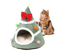 Casa para gatos para Navidad, muebles de invierno, casa de gatos, casa interior para gatos - para grandes razas medianas sala de estar dormitorio balcón diversión descanso
