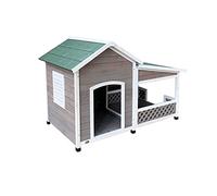 Casa para Gatos, Perrera para Exteriores, Villa para Perros, Perrera Grande, casa para Perros al Aire Libre, Perrera Universal para Mascotas en Las Cuatro Estaciones, condominio para Gatos, Catio