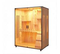 Casa para Gatos Recinto Grande de Madera for Gatos con luz LED y Ruedas(Pequeño)