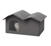 Casa para Gatos,Refugio Felino Refrigerante Resistente a la Intemperie | Cueva Confortable Desmontable para Cachorros, Gatitos y Perros Pequeños en Clima Cálido