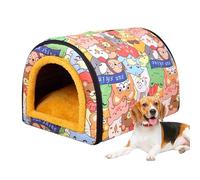 Casa para gatos salvajes al aire libre | Casa exterior cálida y resistente a la intemperie para gatos Feral, camas para gatos para clima frío, casa para gatos, callejeros y gatos salvajes