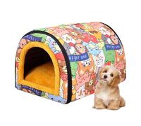 Casa Para Gatos Salvajes Al Aire Libre: Refugio Cálido Resistente A La Intemperie De 13,77 X 10,62 X 9,84 Pulgadas, Mascota Aislada Duradera | Camas Para Climas Fríos, Gatsos Callejeros, Gaos Comunita