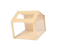 ＡＷＨＡＯ Casa para Hámster Villa de Descanso Refugio Cómodo Y Hábitat de Madera para Mascotas Pequeñas Ofrece un Espacio Adecuado para el Bienestar, 40x29x32CM