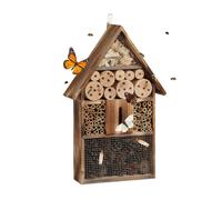Casa para insectos nido ecológico madera 1,5 kg casa de insectos marrón