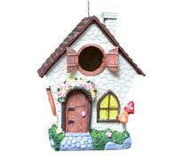 Casa para Pájaros de Exterior 21 cm, A prueba de Viento y Decorativo