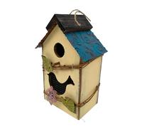 Casa para Pájaros De Madera - Casas para Pájaros para Exterior, Linda Casa Pájaros Exterior De Madera para Colgar | Jaula para Pájaros Elegante, Decoración Protectora Multifuncional Decorativa Par