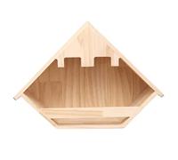 Casa para pájaros Dove, casa para pájaros con Techo de Madera de 14x5, 5x10, 2 Pulgadas, Caja Nido para y petirrojos, Madera Natural para Exteriores e Interiores