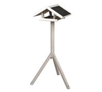 TRIXIE Comedero Natura con pie, 46 x 22 x 44 cm-1, 15m, Gris, Blco