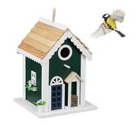 Casa para pajaros Pajarera colgante Casita de madera 800 g 2,5 cm Casa de aves