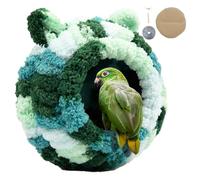 Casa para pájaros para jaula, cama para cría de loros Suave cabaña para