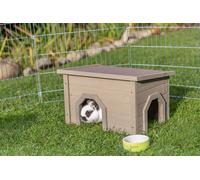 Casa para pequeños animales 50 × 30 × 37 cm gris-verde