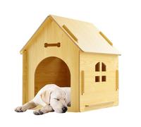 Casa para perros de madera, perrera resistente a la intemperie, condado al aire libre para perros, casa de retiro para mascotas, mejor casa para perros de madera, casa para gatos