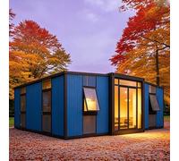 Casa prefabricada, casa pequeña, hogar pequeño portátil, unidad de casa | Pequeñas casas para vivir para adultos con baño y cocina, diseñadas para la vida familiar, estancias de vacaciones o uso de