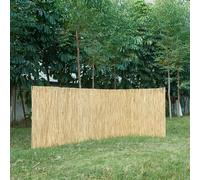 casa.pro Cañizo Abbateggio Valla de Ocultación Decoración de Ambientes Pantalla de Privacidad Protección contra Viento Valla Jardín Exterior Balcón Terraza Patio Caña 100 x 600 cm - Aspecto Natural