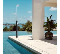 Ducha solar ampend con cabezal giratorio 9 l negro casa.pro