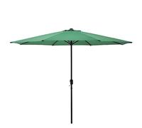 casa.pro Sombrilla Sonn 300 x 230 cm con Manivela para Jardín Patio Terraza Balcón Repelente al Agua Parasol Vara de Acero Verde