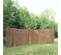 casa.pro Valla de Brezo Brielle Valla Jardín Exterior Balcón Terraza Pantalla de Privacidad Protección contra Viento Resistente 1,5kg/m² Ramas Secas Rollo de 500x200 cm - Aspecto Natural