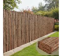 casa.pro Valla de corteza 150x300 cm Zamora Pantalla de privacidad Natural | resistente separador de ambientes para jardín terraza balcón patio exterior