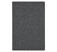 casa pura Alfombra de pasillo London - venta por metros, para salón, pasillo, cocina, pelo plano (antracita, 200 x 100 cm)