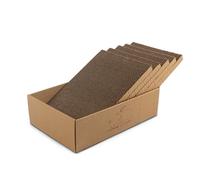 casa pura Caja para rascar gatos Tiger con 5 tablas para rascar, 43,5 x 29,5 x 14 cm, cartón rascador de doble cara para gatos, tabla para rascar gatos para el cuidado de las garras
