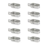 casa pura Tensor de alambre galvanizado, 10 unidades, 115 mm, para valla de alambre, tensor de valla, valla silvestre, tensor para jardín de acero