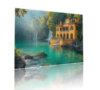 Casa Puzzle Adultos 1500 Piezas Desafiando lo Imposible Rompecabezas Caer Jigsaw Puzzles Adecuado para Adultos y a Partir de 7 AñOs Niños para Entretener o como Decoración y Regalos 57x87cm t-100