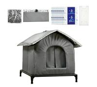 Casa Refrescante para Felinos,Refugio Plegable Refrescante con Bolsas De Hielo - Casa para Mascotas de Exterior,para Todas Las Estaciones Interior Exterior Hogar Jardín Balcón