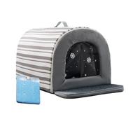 Casa Refrescante Para Gatos Al Aire Libre: Tienda De Campaña Impermeable Antideslizante Aislada Para Gatos, Con Refrigeración Por De Hielo, Refugio Interior Para Mascotas | Apartamento Vivir Cach