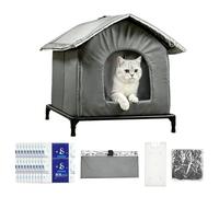 Casa Refrescante Para Gatos Durante El Verano,Refugio Fresco Grande Plegable de Doble Capa con Bolsas de Hielo | Refugio Aislado Térmico Durante El Verano - para Gatitos Interior Exterior Jardín Balcó